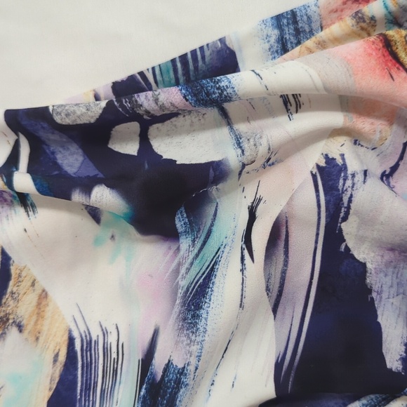 Athleta Sunflare Blousy Tankini Top, Color Blue Multi Size M - Picture 12 of 14